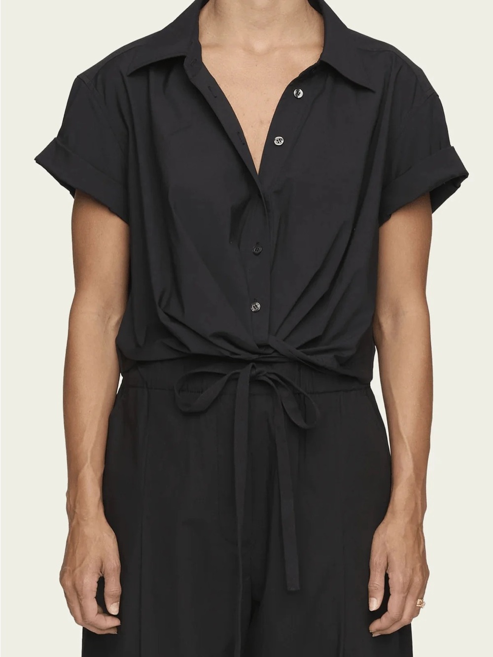 A.L.C NWT Lily Crop Button Up